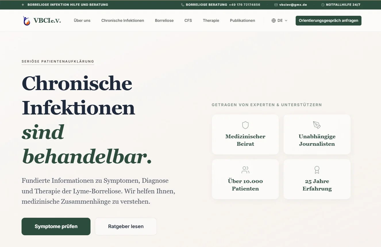 Maria Teresa Taddonio Website Screenshot